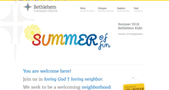 Desktop Screenshot of bethlehemcov.org